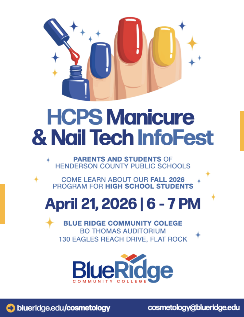 HCPS Nail Tech flyer in English
